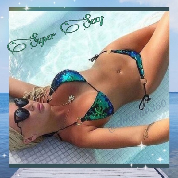 Boutique 24 Other - Host Pick 🥳🎉💋 New sexy Gorgeous sequins bathing suit